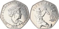 World Coins - Coin, Isle of Man, Cover Drive, 50 Pence, 2019, , Cupro-nickel
