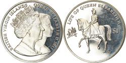World Coins - Coin, BRITISH VIRGIN ISLANDS, Dollar, 2011, Franklin Mint, Reine Elizabeth à