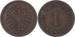 World Coins - Coin, Germany, Pfennig, 1875