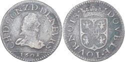 World Coins - Coin, France, Charles Ier de Gonzague, Double Tournois, 1608, Charleville