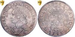 World Coins - Great Britain, Cromwell, Crown, 1658/7, London, Silver, PCGS,