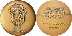 World Coins - France, Medal, Ville de Dunkerque, History, 2000, , Bronze