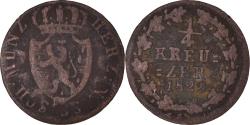World Coins - Coin, German States, NASSAU, Wilhelm, 1/4 Kreuzer, 1822, Wiesbaden,