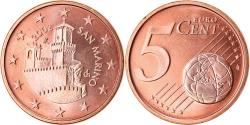 World Coins - San Marino, 5 Euro Cent, 2002, , Copper Plated Steel, KM:442