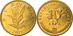 World Coins - Coin, Croatia, 10 Lipa, 2015, , Brass plated steel, KM:16