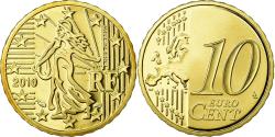 World Coins - France, 10 Euro Cent, 2010, BE, , Brass, KM:1410