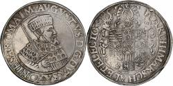 World Coins - Electorate of Saxony, August I, Thaler, 1555, Dresden, Silver,