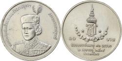 World Coins - Thailand, Rama IX, 10 Baht, 1991, Copper-nickel, , KM:238