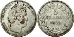 World Coins - Coin, France, Louis-Philippe, 5 Francs, 1843, Lille, , Silver