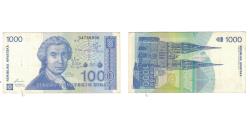 World Coins - Banknote, Croatia, 1000 Dinara, 1991, KM:22a, EF(40-45)