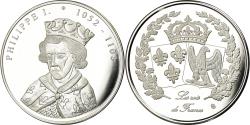 World Coins - France, Medal, Les Rois de France, Philippe Ier, , Copper Plated Silver