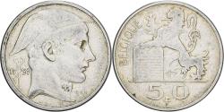 World Coins - Belgium, Régence Prince Charles, 50 Francs, 50 Frank, 1951, Brussels, Silver