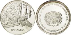 World Coins - France, Medal, Nations du Monde, Bahamas, Politics, Society, War,