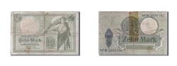 World Coins - Banknote, Germany, 10 Mark, 1904-1906, 1906-10-06, KM:9b, F(12-15)