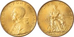 World Coins - Coin, VATICAN CITY, Paul VI, 20 Lire, 1964, , Aluminum-Bronze, KM:80.1