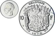 World Coins - Belgium, Baudouin I, 10 Francs, 10 Frank, 1975, , Nickel, KM:155.1
