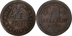 World Coins - Cathedral chapter of Münster, 6 Pfennig, 1762, Munster, Copper,