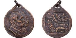 World Coins - France, Medal, Clémenceau-Foch, Au Bon Marché, Paris, 1919, Bronze, Gilbault