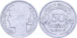 World Coins - France, 50 Centimes, Morlon, 1944, Paris, Aluminum, , KM:894.1a