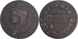 World Coins - France, Dupré, 5 Centimes, AN 8/5, Bordeaux, , Copper, KM:640