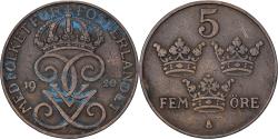 World Coins - Sweden, Gustaf V, 5 Öre, 1920, Bronze, , KM:779.2