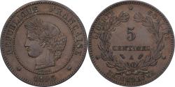 World Coins - France, 5 Centimes, Cérès, 1893, Paris, Bronze, , Gadoury:157a