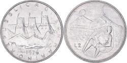 World Coins - Coin, San Marino, 2 Lire, 1976, , Aluminum, KM:52