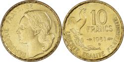 World Coins - Coin, France, Guiraud, 10 Francs, 1951, Beaumont - Le Roger,