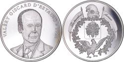 World Coins - France, Medal, Président français, Valérie Giscarg d'Estaing, , Silver