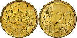 World Coins - Slovakia, 20 Euro Cent, 2009, Kremnica, Nordic gold, , KM:99