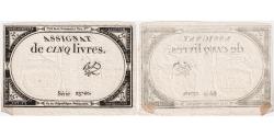 World Coins - France, 5 Livres, 10 brumaire de l'an 2 - (31 octobre 1793), 23740, EF(40-45)
