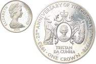 World Coins - Coin, Tristan Da Cunha, Elizabeth II, Crown, 1978, Pobjoy Mint, , Silver