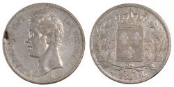 World Coins - Coin, France, Charles X, 5 Francs, 1826, Bayonne, , Silver, KM:720.8