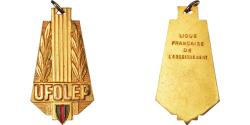 World Coins - France, Medal, UFOLEP, Ligue Française de l'Enseignement, Sport,
