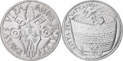 World Coins - Vatican, Paul VI, 10 Lire, Holy Year, 1975, Rome, BU, Aluminum-Bronze,