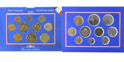 World Coins - France, Coffret 1 c. à 20 frs., 1999, Monnaie de Paris, BU,