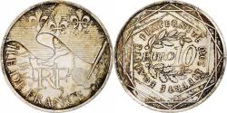 World Coins - France, 10 Euro, Île-de-France, 2010, MDP, Silver,