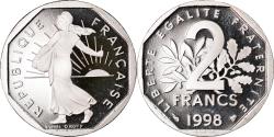 World Coins - Coin, France, Semeuse, 2 Francs, 1998, Paris, Proof, , Nickel