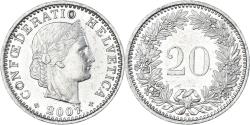 World Coins - Coin, Switzerland, 20 Rappen, 2007