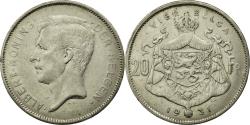 World Coins - Coin, Belgium, 20 Francs, 20 Frank, 1931, , Nickel