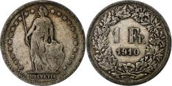 World Coins - Switzerland, Franc, 1910, Bern, Silver, , KM:24
