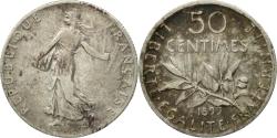 World Coins - Coin, France, Semeuse, 50 Centimes, 1899, Paris, , Silver, KM:854