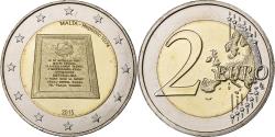 World Coins - Malta, 2 Euro, Republic of Malta 1974, 2015, Bi-Metallic,