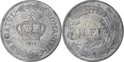 World Coins - Romania, Mihai I, 5 Lei, 1942, Berlin, Aluminum, , KM:61