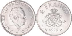World Coins - Coin, Monaco, Rainier III, 2 Francs, 1979, , Nickel, KM:157, Gadoury:MC