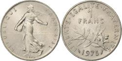 World Coins - France, Franc, Semeuse, 1975, Paris, Dauphins, Nickel, , Gadoury:474
