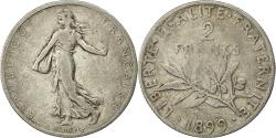 World Coins - Coin, France, Semeuse, 2 Francs, 1899, Paris, , Silver, KM:845.1