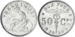 World Coins - Belgium, 50 Centimes, 1930