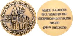 World Coins - France, Medal, Crédit Immobilier de l'Anjou-Cholet, 1983, Bronze, Pichard