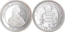World Coins - France, Medal, Révolution Française, Danton, History, , Silver